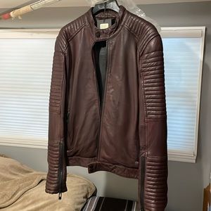Rogue - Burgundy Leather Jacket